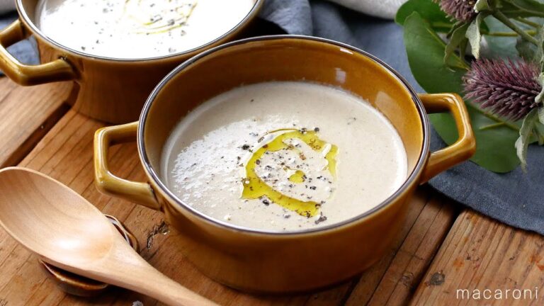 【なすのポタージュ】野菜の旨みたっぷり！ミキサーで滑らかな舌触り♪｜macaroni（マカロニ）