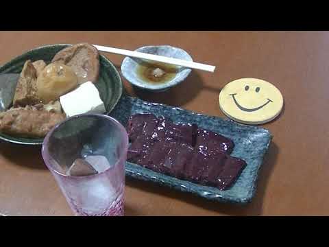 生レバーおでん！家飲み晩酌は最高に落ち着くわ