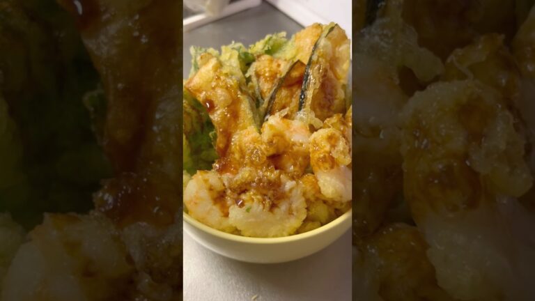 天丼のタレどうしたらおいしくなる？ #料理 #簡単レシピ #簡単料理 #cooking #shorts