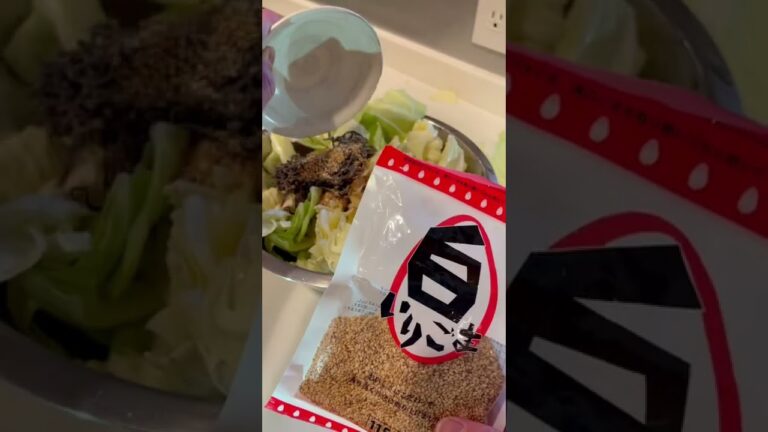 25kg痩せた時に食べてたギリ合法な夜食キャベツ🤪