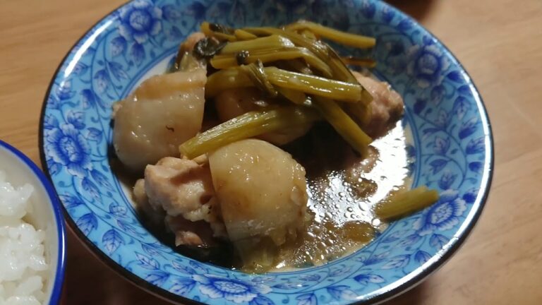 11/25.#バズレシピ 鶏とカブの煮物&ねぎスープ 作ってみた