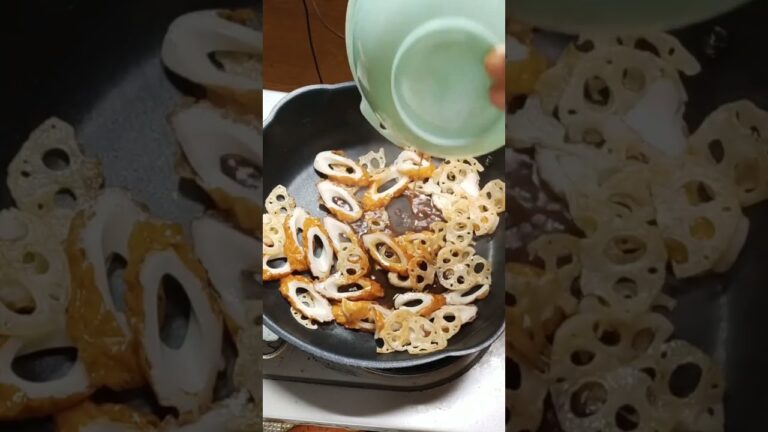 【副菜】簡単な!!【レンコンとちくわのおかかきんぴら】 #料理 #簡単レシピ#自炊#おうちごはん#cooking #vlog  #今日の晩ごはん