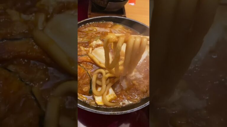 【茨城】坂東太郎　激辛味噌煮込みうどん#shorts