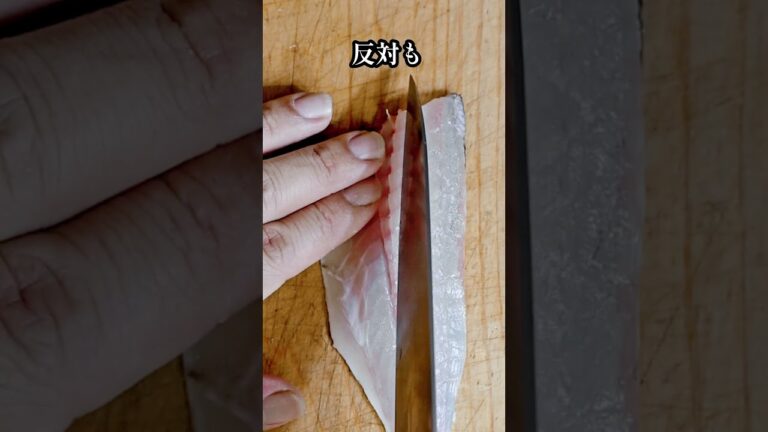 アジの骨抜き面倒なら「10秒」でできるこの方法試して！アジンガー必見