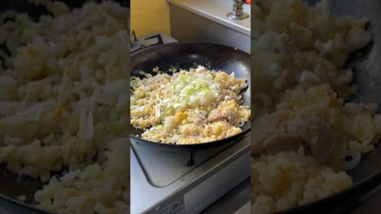 豚バラねぎ塩チャーハン