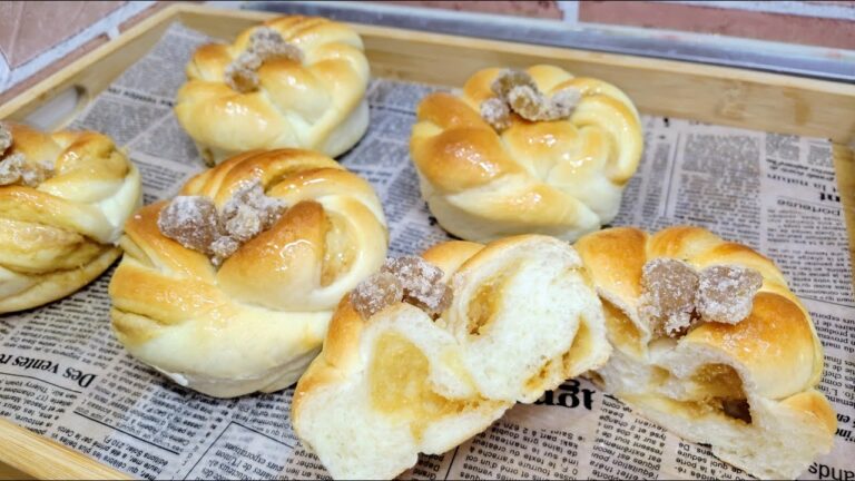 たっぷりマロンクリームのマロンロールを作ってみたよ！【パン作り】