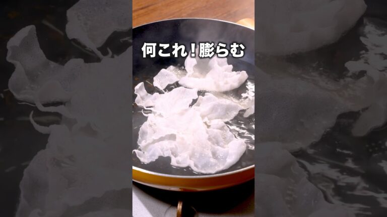 次は何はさむ？「サクサクライスペーパーチップス」詳しいレシピは概要欄をチェック！#ライスペーパー #煎餅 #レシピ #レシピ動画 #料理動画 #recipe