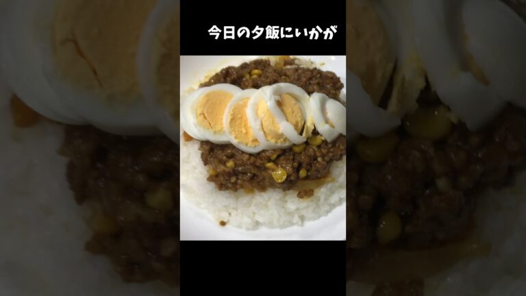 ドライカレー　カレーより簡単#アケメシ #カレー#ドライカレー