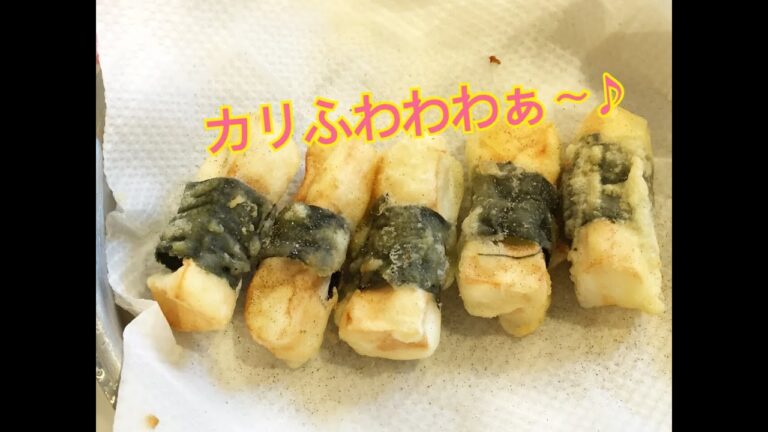 お弁当今日の一品  カリふわわわぁ ハンペン磯辺天 OBENTO