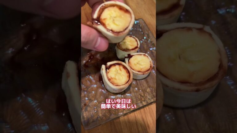 簡単で美味しいおやつミニバナナサンド作った結果ww #shorts