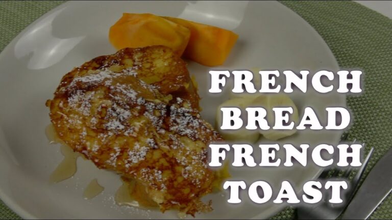 カチカチになったフランスパンでフレンチトースト作ってみた！