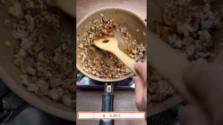 サッポロ一番みそラーメンで作る「坦々まぜそば」ザーサイの食感がう〜ん！堪らん😋　#サッポロ一番みそラーメンアレンジ　#まぜそば　#shorts