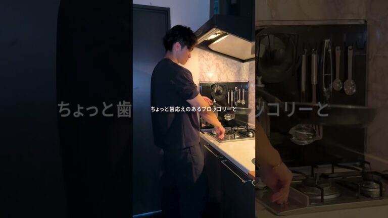 【鶏胸肉とブロッコリーのネギ塩サラダ】#筋肉飯 #高タンパク質