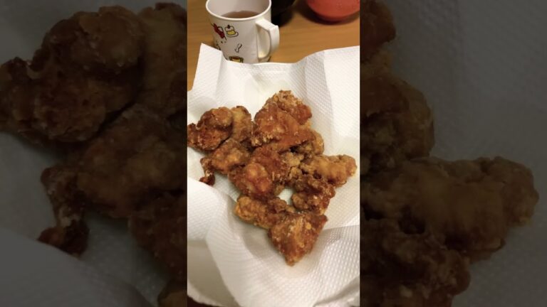 #からあげ #かぼちゃの白だし煮 #おくら #味噌汁