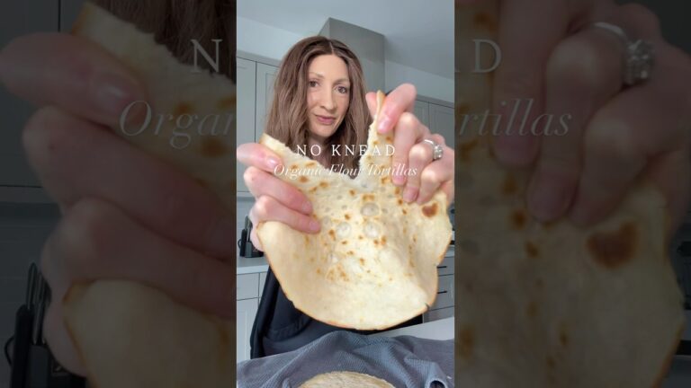 崩れない5分小麦粉トルティーヤ！