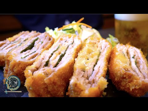 【肉汁あふれる】豚しそチーズのミルフィーユカツ 〜はさんで揚げるだけ〜