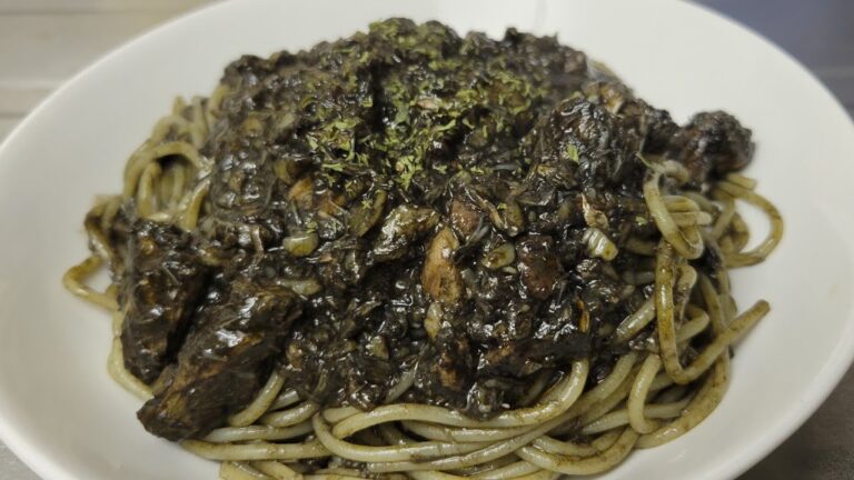 【神のレシピ】王のイカスミパスタ