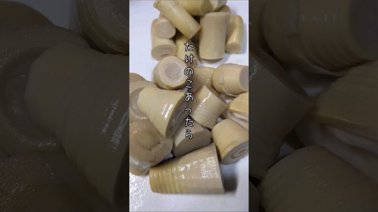 【たけのこ】あったらこの二品から