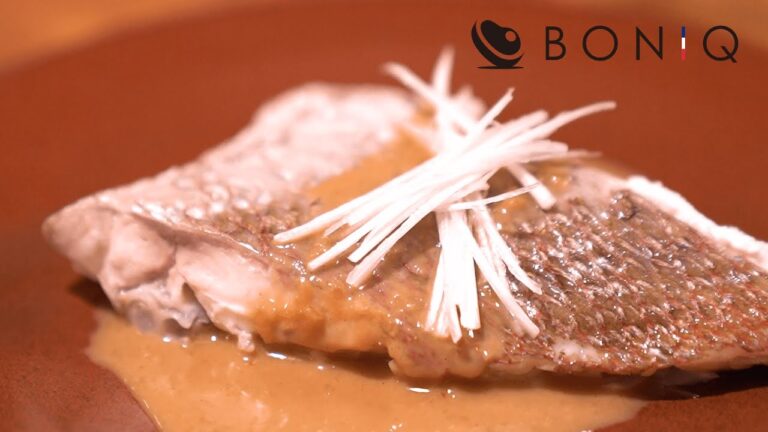 低温調理で蒸し鯛のごまだれ風味！シンプルに素材の味を楽しむ