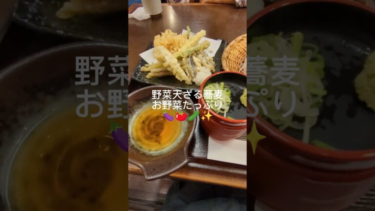 そじ坊野菜天ざるそば