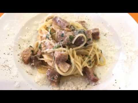 豚肉と大葉のパスタ・海老名のイタリアン・ロカーレ動画ブログ