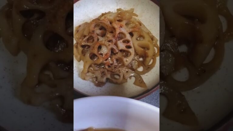 手作り鶏肉と野菜の煮物。レンコンきんぴら。