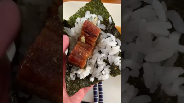 【夕食】🐟うなぎの手巻き寿司🐟【国産ウナギ】