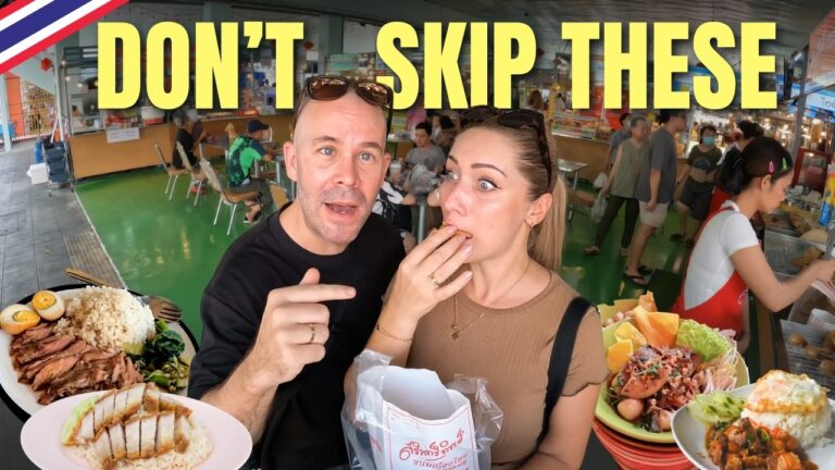 Bangkok FOOD VLOG - Bangkok street food & Thai food You MUST TRY (we live here)