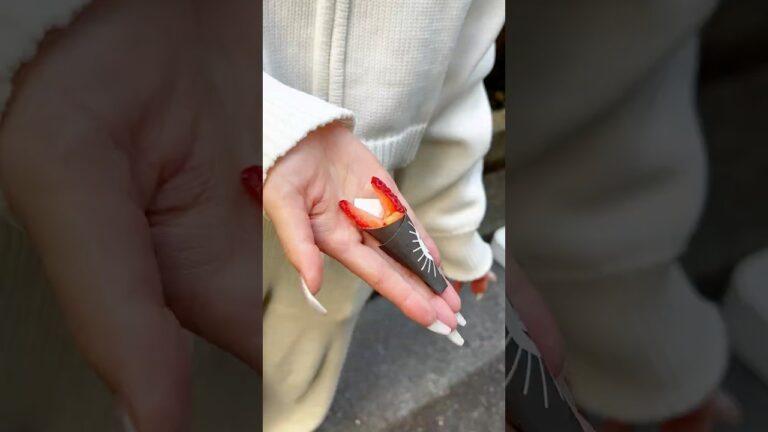 世界一小さいクレープ作ってみた！