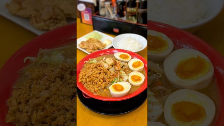 【岐阜】ごはんおかわり無限！味噌ラーメン専門店の台湾味噌ベトコン！#グルメ #shorts