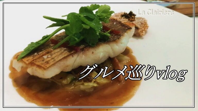 【東京グルメvlog】ミシェラン獲得のフレンチ店でランチ【フレンチ料理】