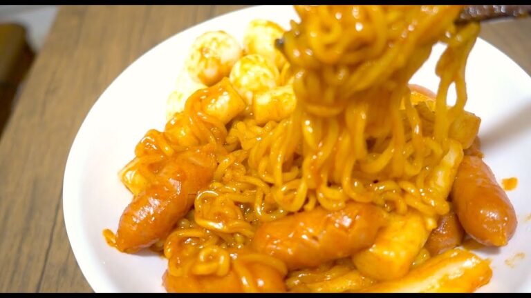 辛い！けど美味しい韓国料理のB級グルメ『ラッポッキ』をお取り寄せ #Shorts