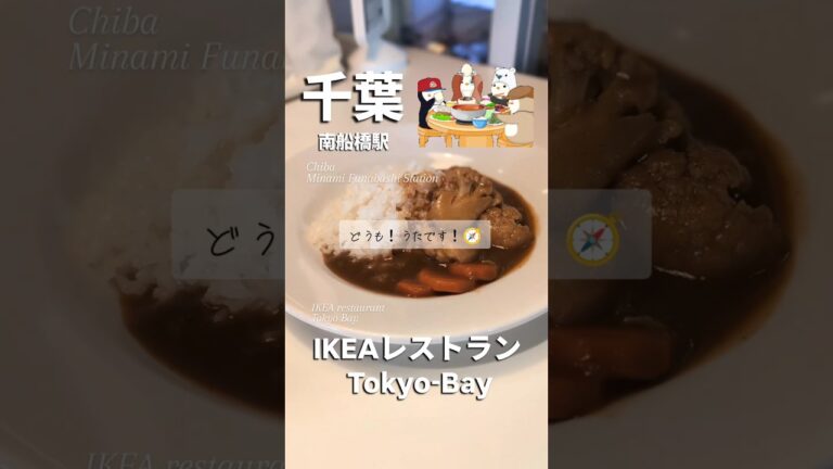 🧭IKEAのレストラン！安くお腹いっぱい！？#カレー #サーモンマリネ #IKEA #レストラン #千葉