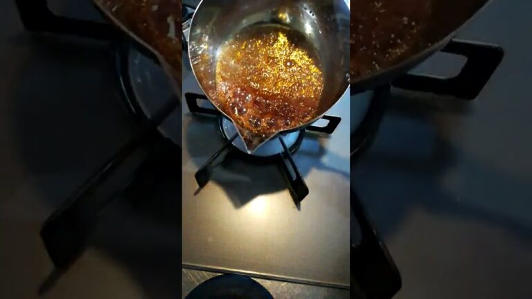 プリン用カラメルの作り方