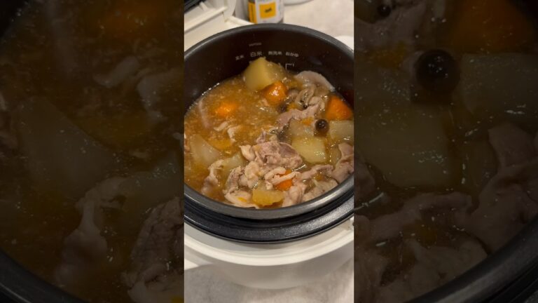 炊飯器に入れるだけ /豚こま大根煮込み ⇩⇩⇩レシピ詳細はコメントから #レシピ #炊飯器レシピ #簡単レシピ