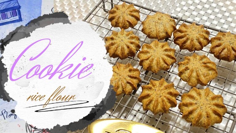 やさしい甘さのグルテンフリー米粉菓子【さっくり米粉クッキー】〜紅茶味〜バター、白砂糖、卵不使用のヘルシーでおいしいクッキーのレシピです。