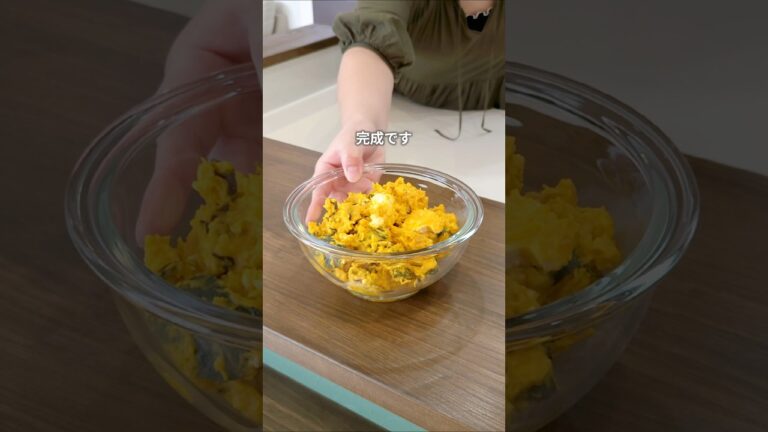 かぼたまサラダ　#かぼちゃ #卵 #簡単レシピ #秋野菜レシピ #あと1品