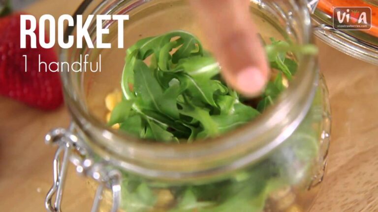 Viva strawberry kilner jar salad