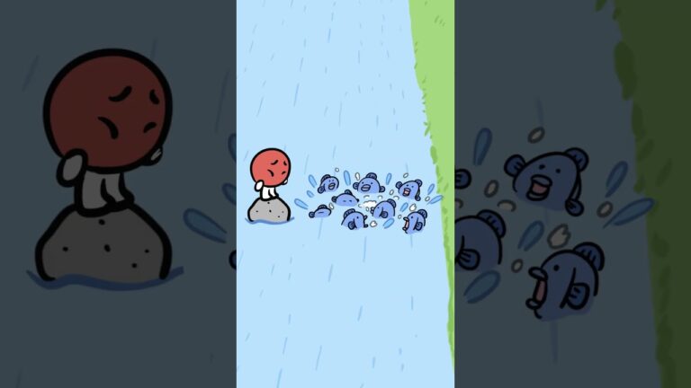 救出  #animation #アニメーション #funny #cartoon #おにぎりとうめぼし#おにうめ