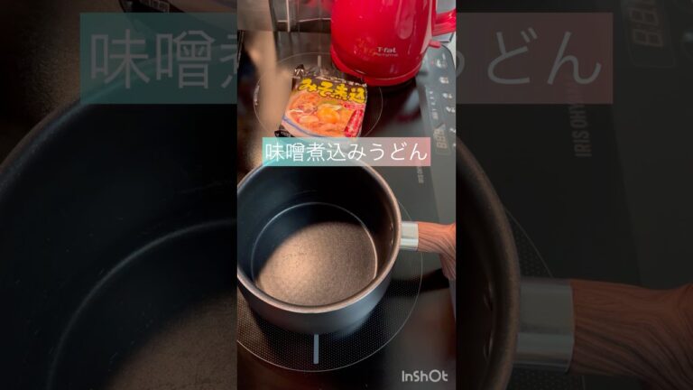 本日の晩御飯#味噌煮込みうどん #うどん #うどんレシピ #うどん好き #麺スタグラム #簡単レシピ #かんたん料理 #時短レシピ #時短料理 #夜ご飯 #温活 #味噌#鍋#寒い日 #asmr