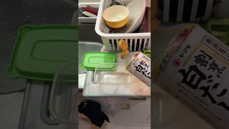 独身男の茄子とピーマンのお浸し　#shorts