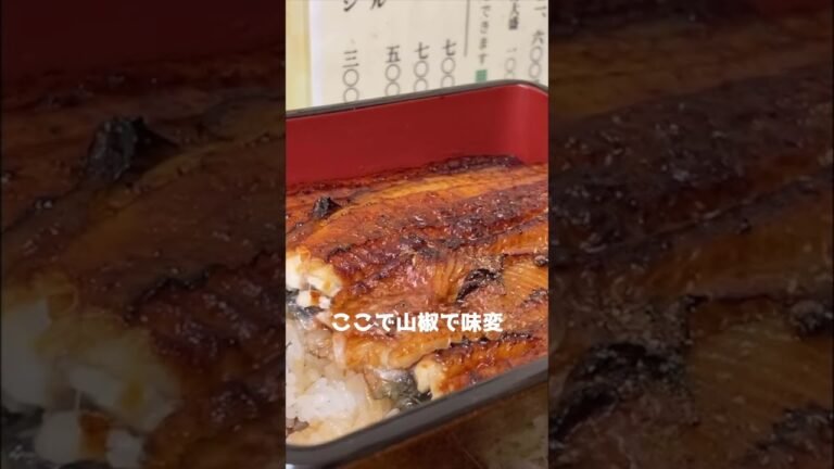 立川新店舗でいただくうな重【鰻の成瀬】