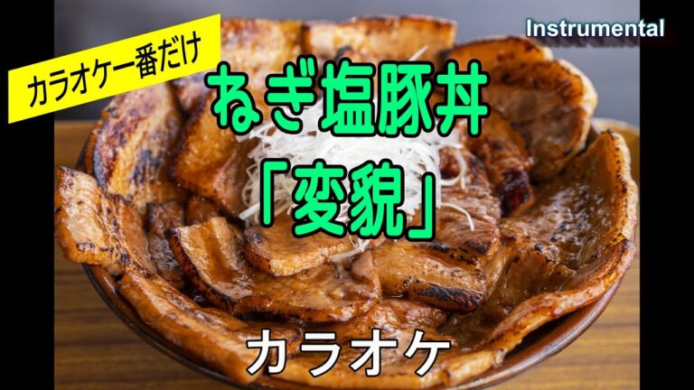 【カラオケ一番だけ】ねぎ塩豚丼「変貌」（Instrumental）