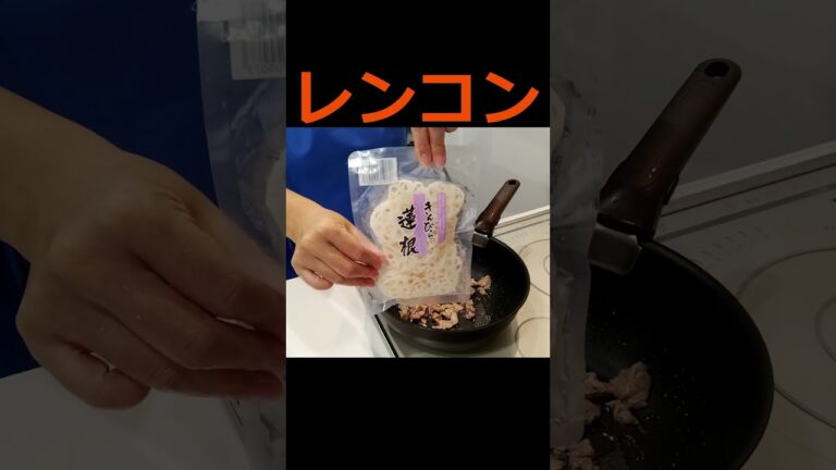 レンコンと豚肉のきんぴら／ひとりオンナのテキトー大人食堂