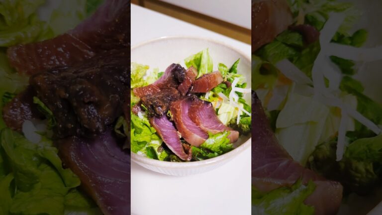 かつおの韓国味噌漬け丼