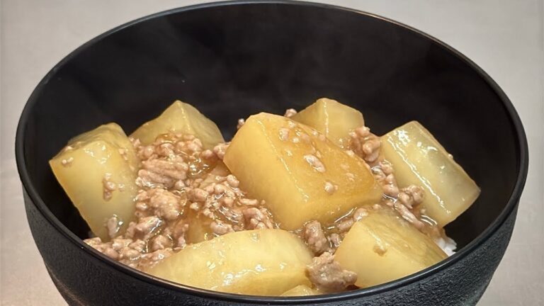 旨みたっぷり！大根そぼろあんかけの絶品おかず