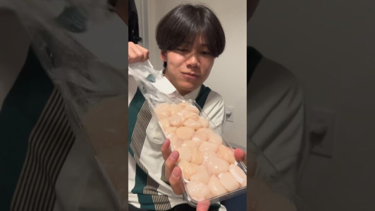 コストコのホタテを贅沢に食べる恒例行事がやっぱり最高だった動画 #飯テロ #コストコ