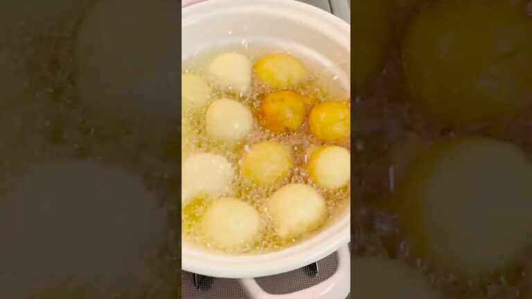 ポリ袋で簡単ドーナツ！！#shorts