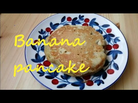 3分クッキング【超簡単バナナパンケーキ】材料3つだけ！