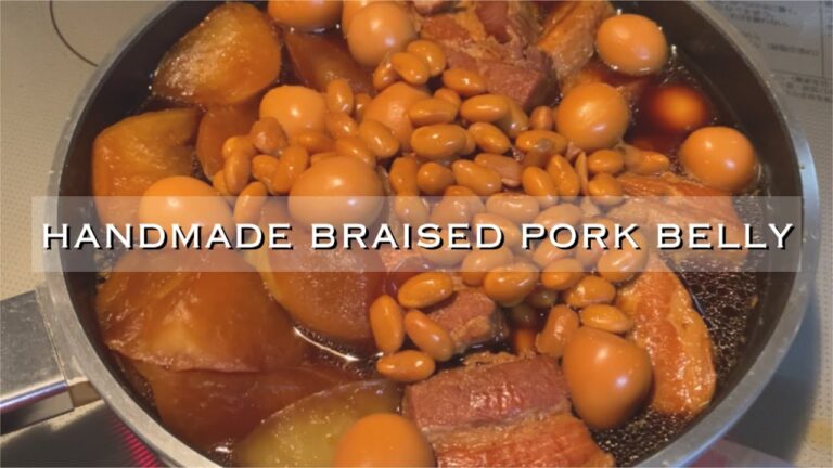 豚の角煮の作り方  Handmade blaze pork belly アラ還  アラフィフ  パート勤務  主婦  コーヒー初心者  〈125〉